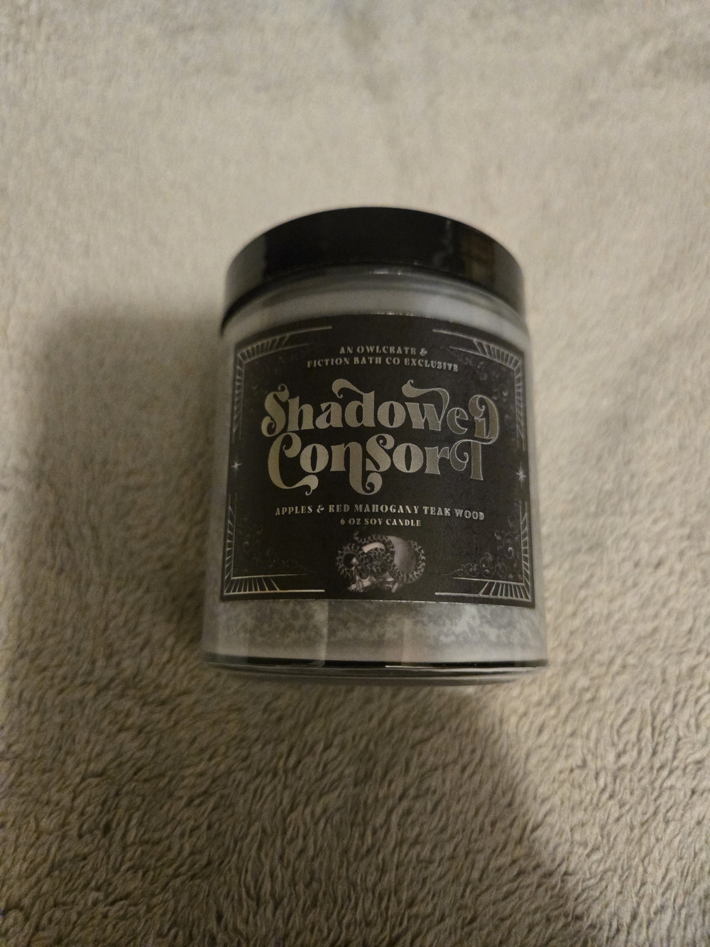 Shadowed Consort Black Soy Candle by Fiction Bath Co.